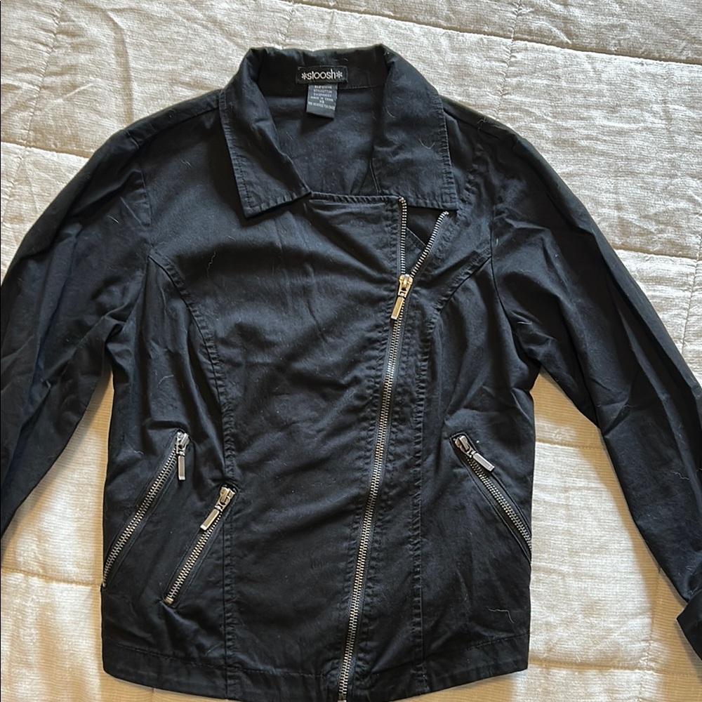 Stoosh Black Bomber Jacket